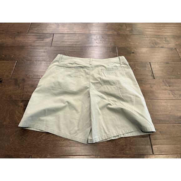 Eddie Bauer First Ascent Womens Green Hiking Stretch Zip Pockets Nylon Shorts 12 - Picture 3 of 9